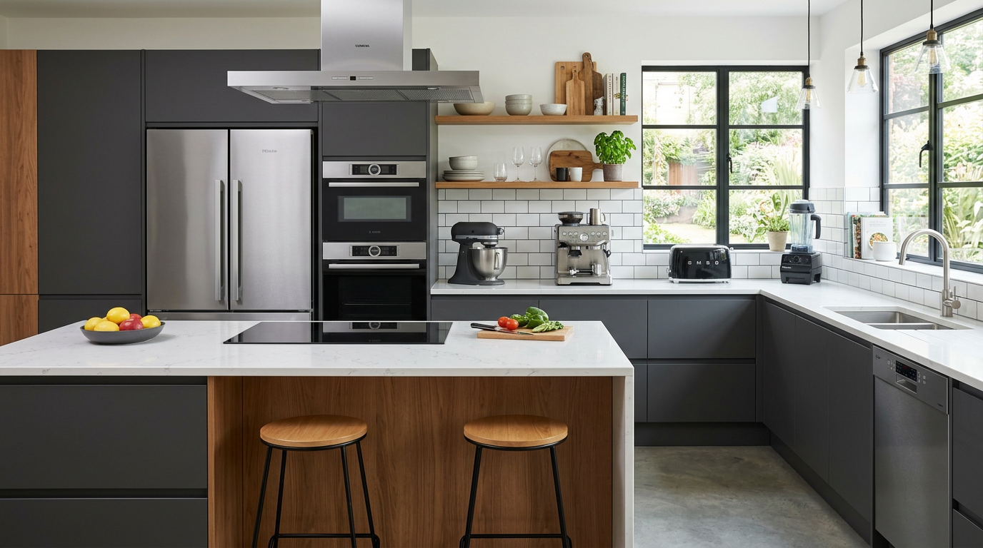 electrodomesticos de cocina en una cocina moderna 125841